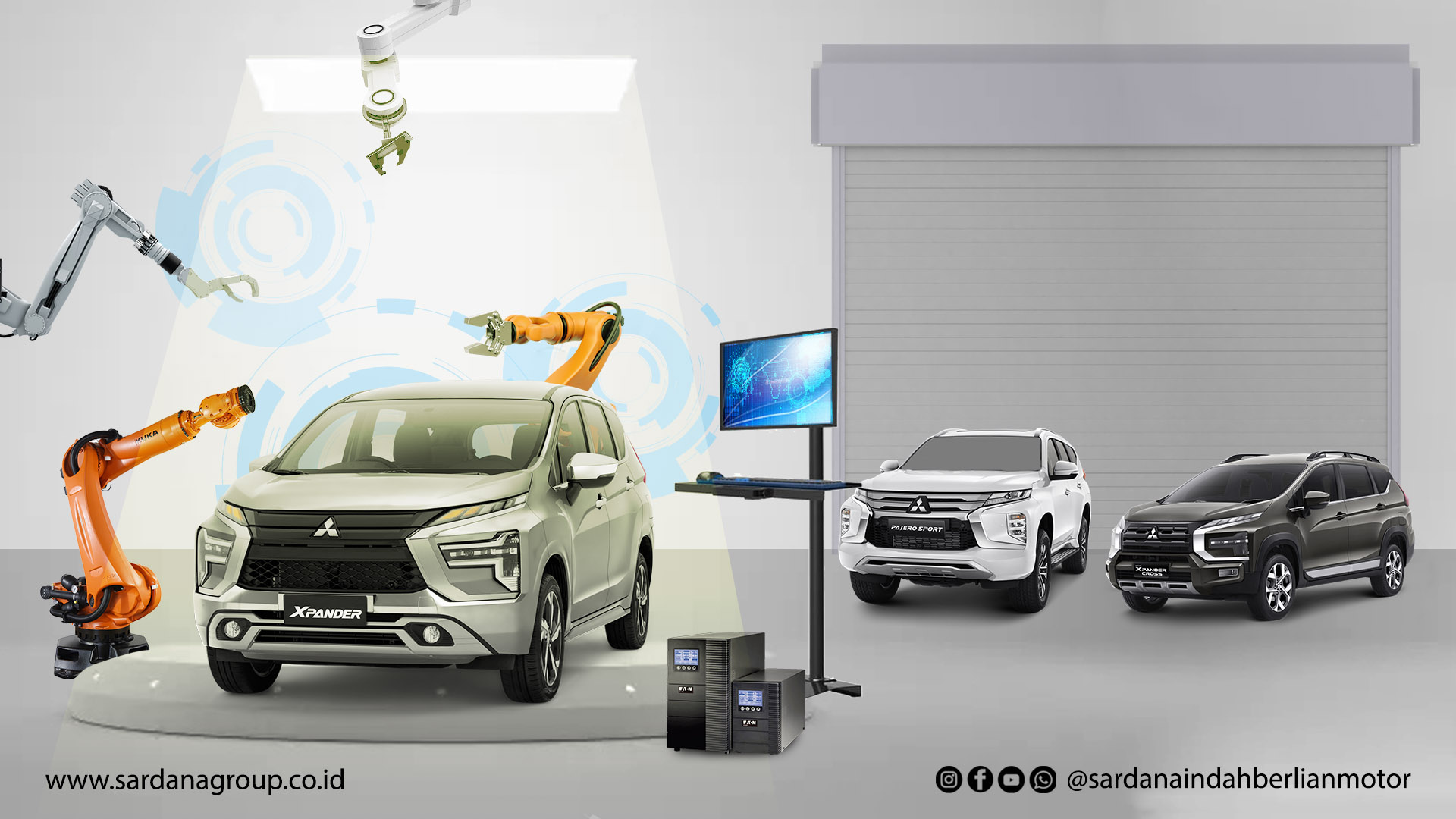 Mitsubishi Xforce Ultimate DS dengan warna two-tone yang mencolok