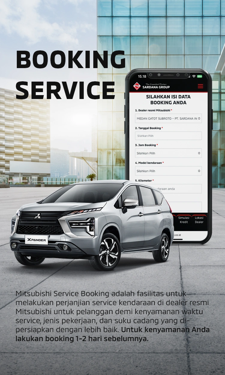 Mitsubishi Sardana Berlian Booking Service
