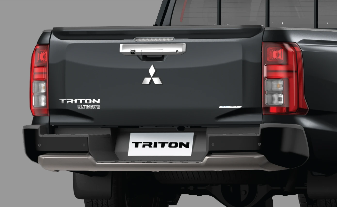 Mitsubishi All New Triton New Rear Design with Spoiler