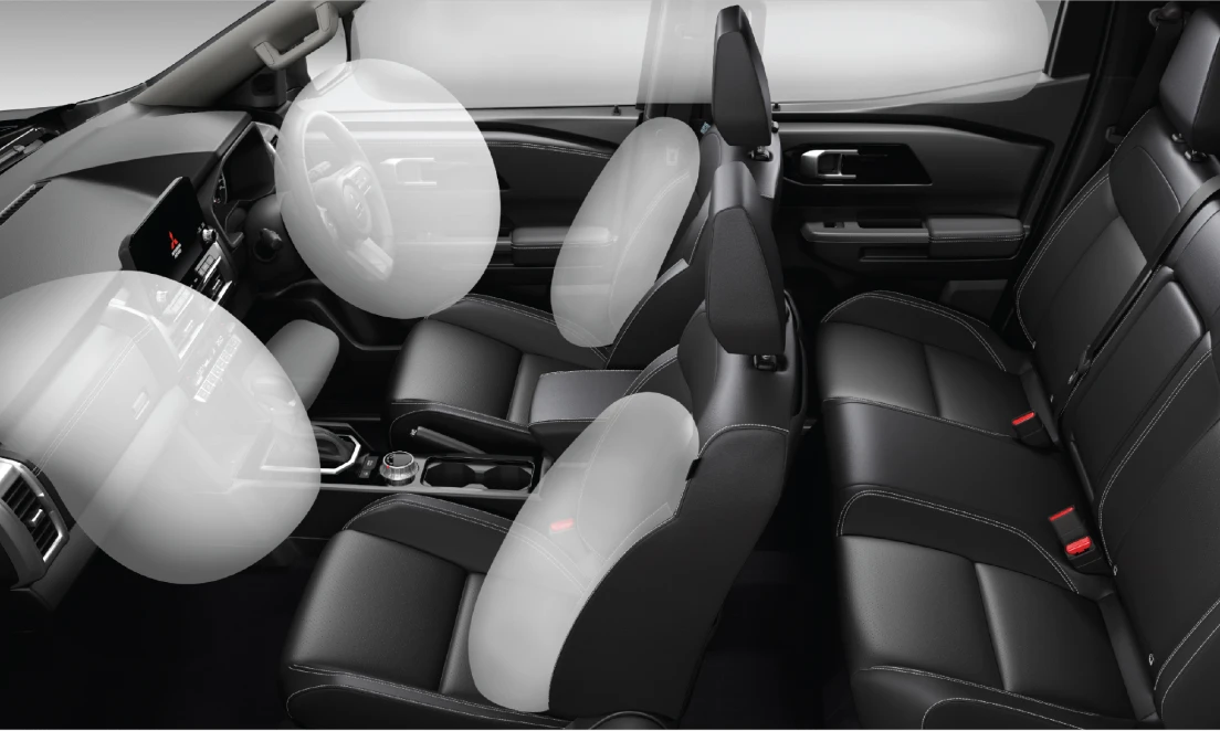 Mitsubishi All New Triton 7 SRS Airbags