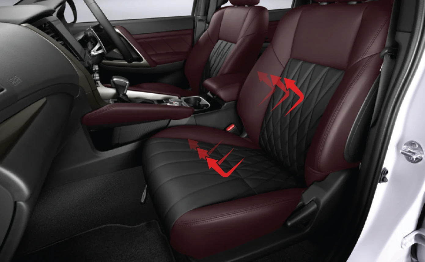 Mitsubishi New Pajero Sport Synthetic Leather Seat with Heat Guard