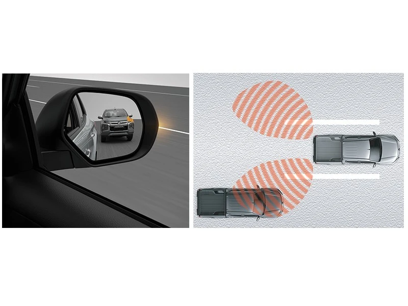 Mitsubishi All New Triton Blind Spot Warning