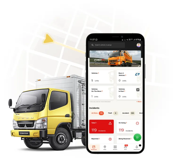 Pantau Armada Fuso Anda dengan Fitur Telematics